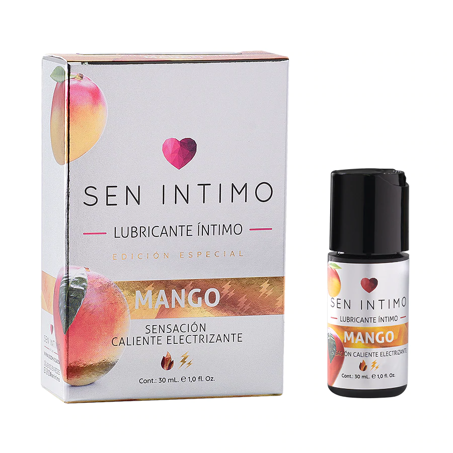 Lubricante vaginal, Electrizante y sensacion caliente, Mango