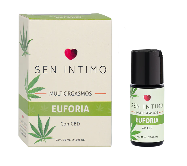 Multiorgasmos Euforia con CBD x 30 ml sensacion caliente