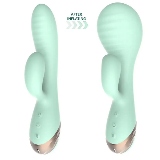 Vibrador Inflable 10 ritmos de vibración recargable