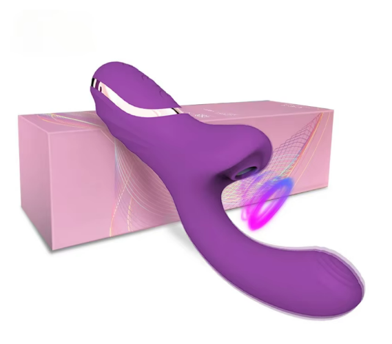 Vibrador con succion 10 ritmos de succion y vibracion