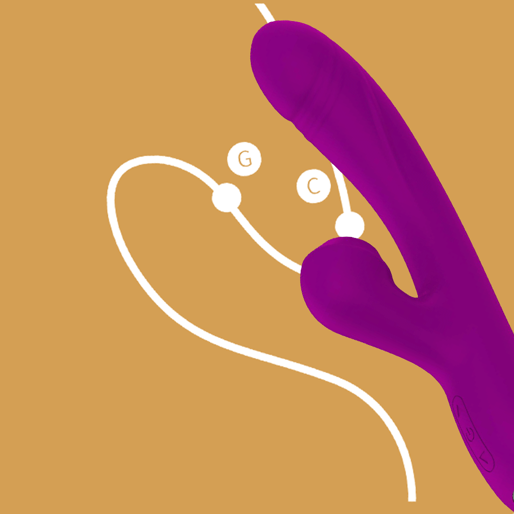 Vibrador, succionador, se calienta en la punta