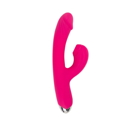 Vibrador doble estimulacion, succion de ondas de presion clitoris